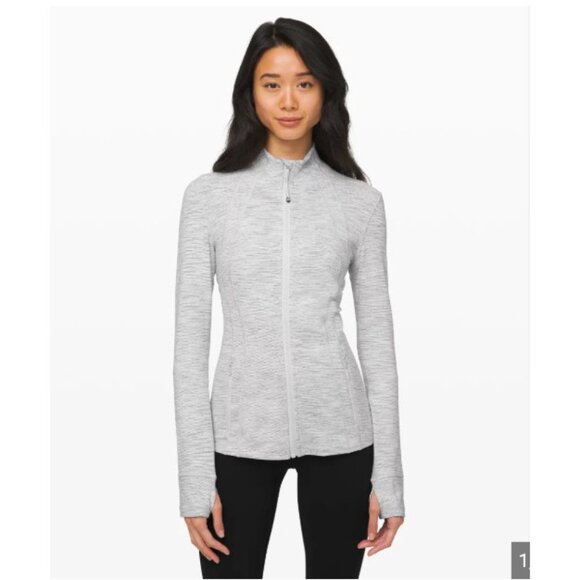 Lululemon Jacket Womens 6 Gray Define Full Zip Lightweight Yoga Athleisure - Picture 1 of 6